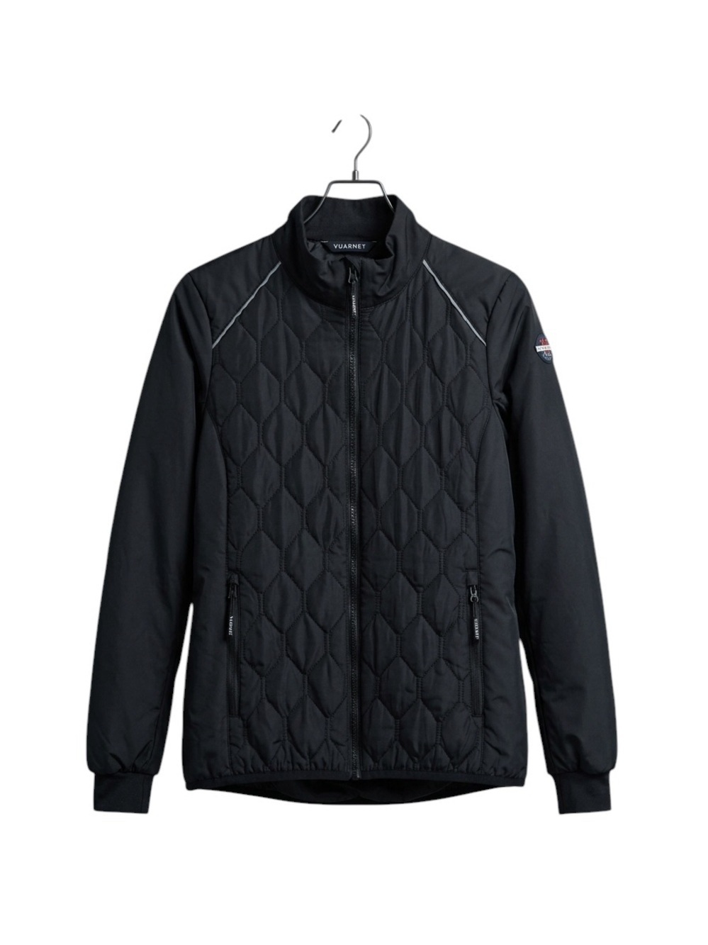 Vuarnet Quilted Full-Zip Jacket Black Size XS